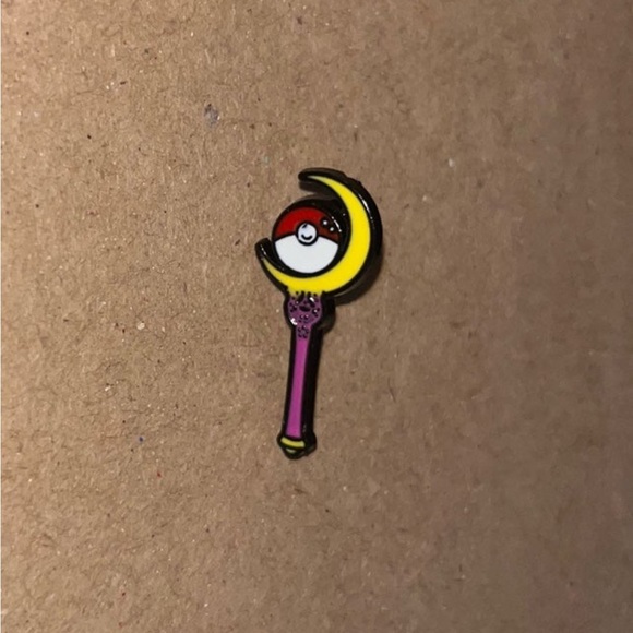 Sailor Moon/ Pokémon Wand Pin - Picture 2 of 3